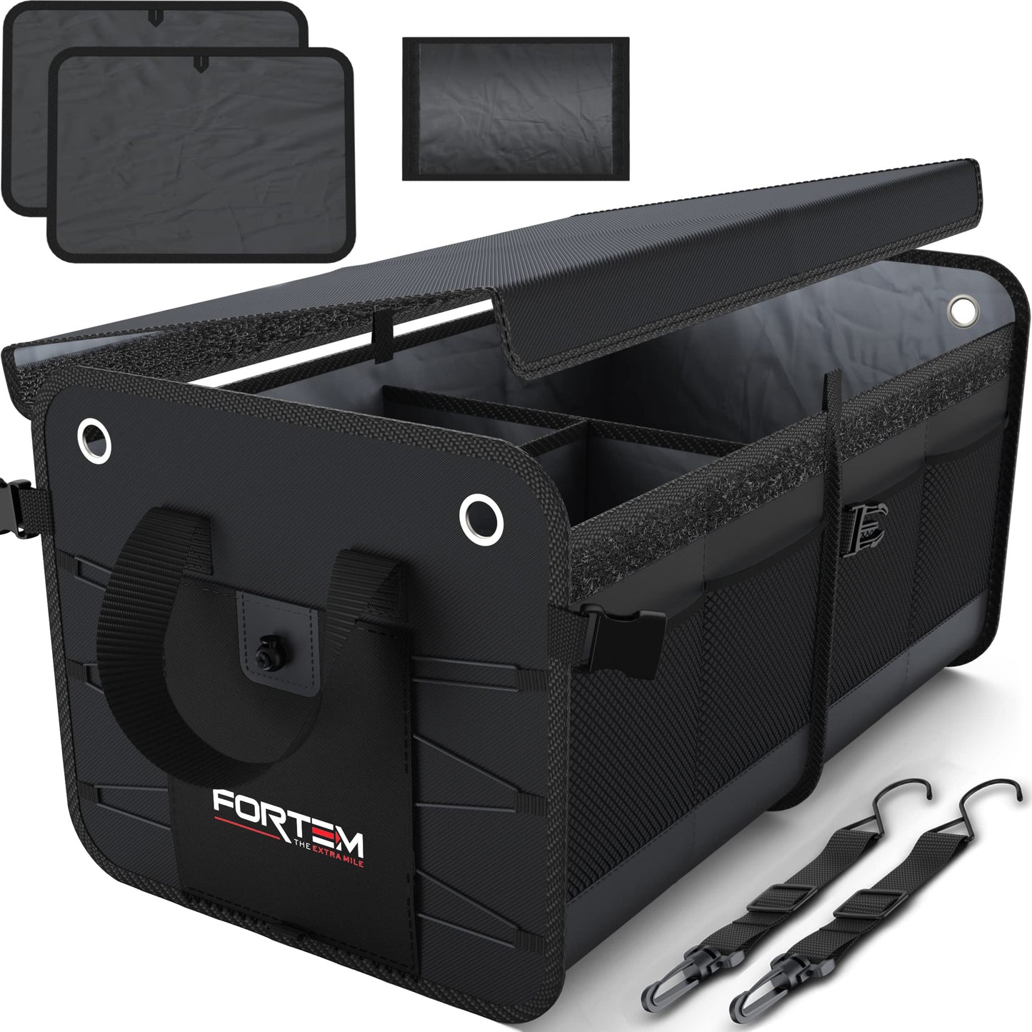 SUV Trunk Organizer, Collapsible Multi-Compartment Storage Bag - CarsBling - Best Car Gifts & Accessories