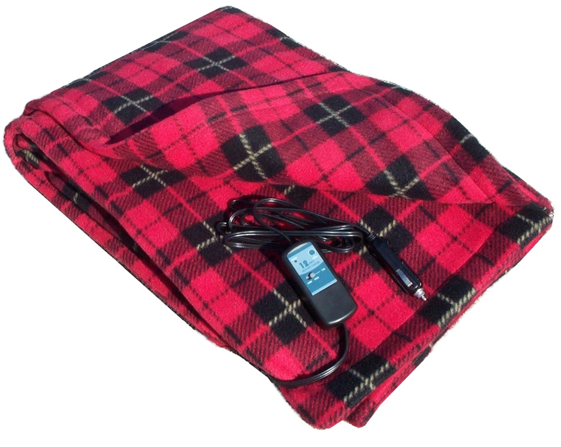 Trillium Worldwide TWI-2001 Heated Fleece Travel Electric Blanket: Stay Warm on the Go - CarsBling - Best Car Gifts & Accessories