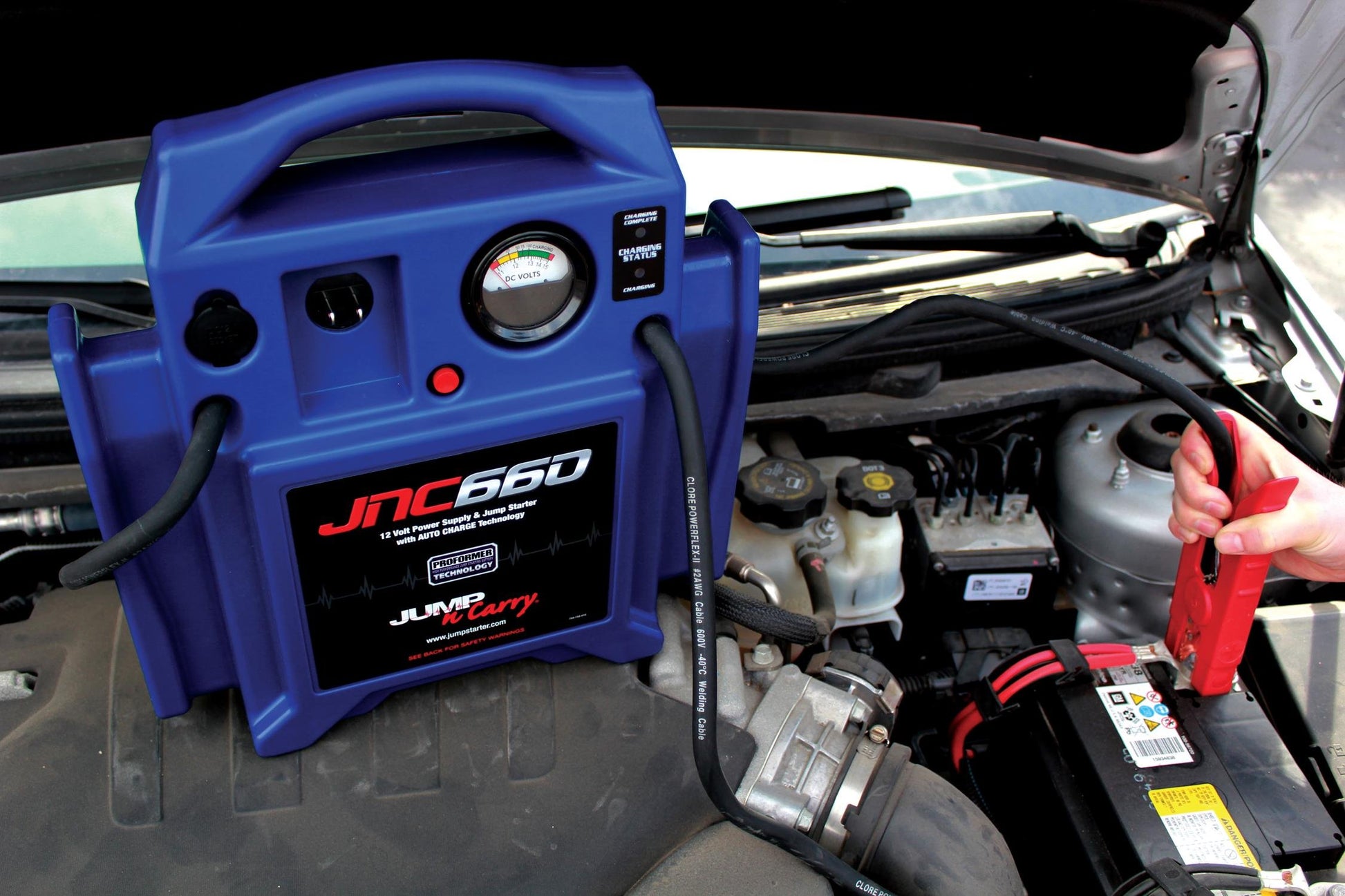 Jump-N-Carry JNC660 1700 Peak Amp 12 Volt Jump Starter - CarsBling - Best Car Gifts & Accessories