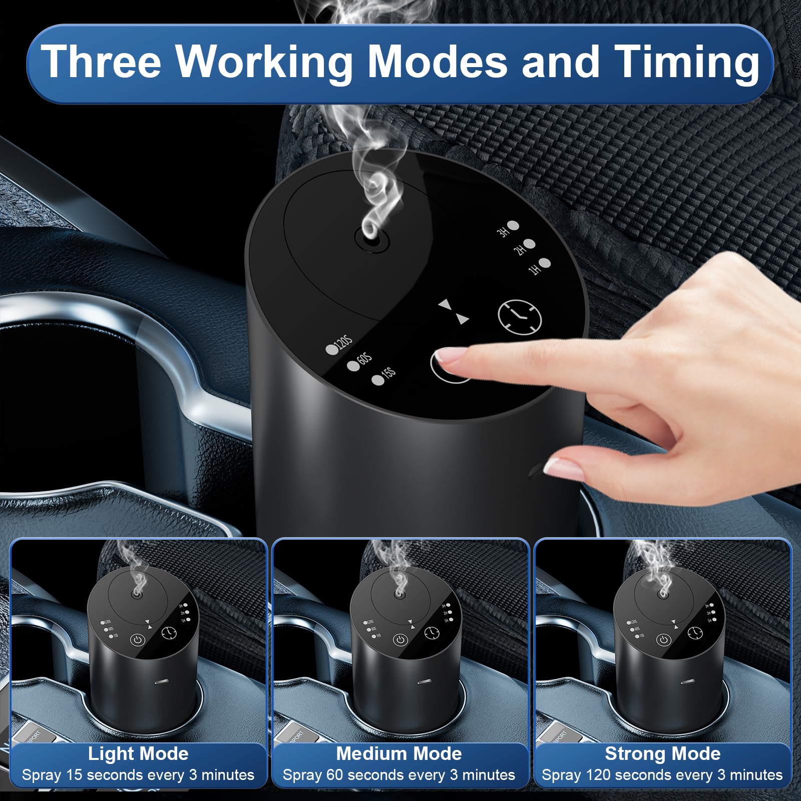 Waterless Car Diffuser: Aromatherapy On-the-Go for Your Car, Office, or Home - CarsBling - Best Car Gifts & Accessories