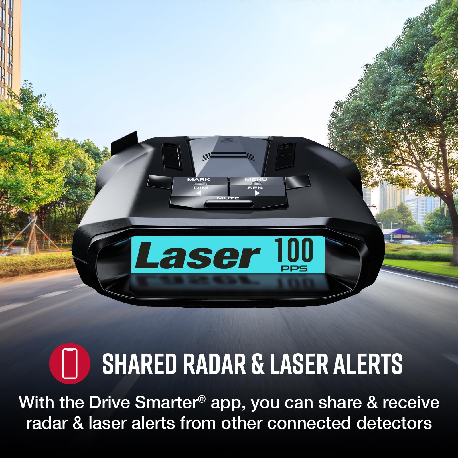 Cobra RAD 700i Laser Radar Detector with Premium Detection - CarsBling - Best Car Gifts & Accessories