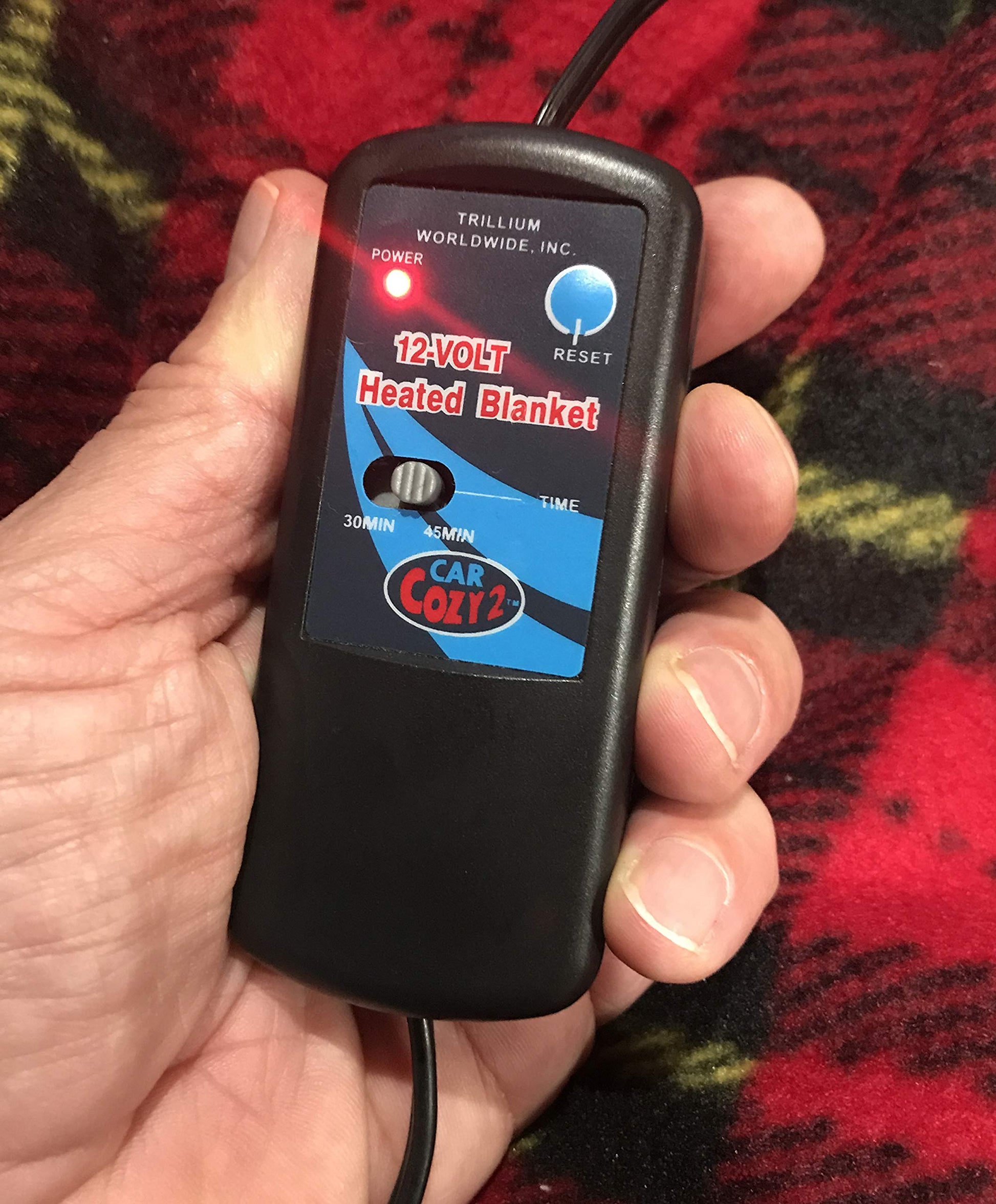 Trillium Worldwide TWI-2001 Heated Fleece Travel Electric Blanket: Stay Warm on the Go - CarsBling - Best Car Gifts & Accessories