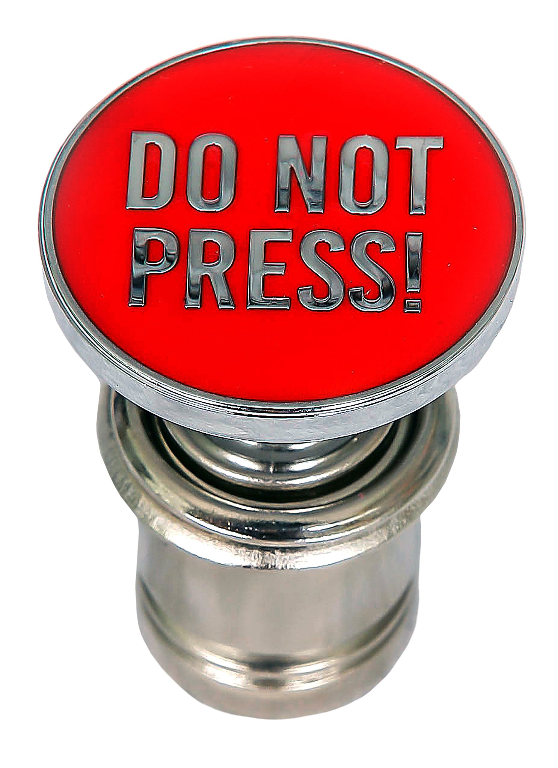 Do Not Press Button Red Push Button Car Power Plug - CarsBling - Best Car Gifts & Accessories
