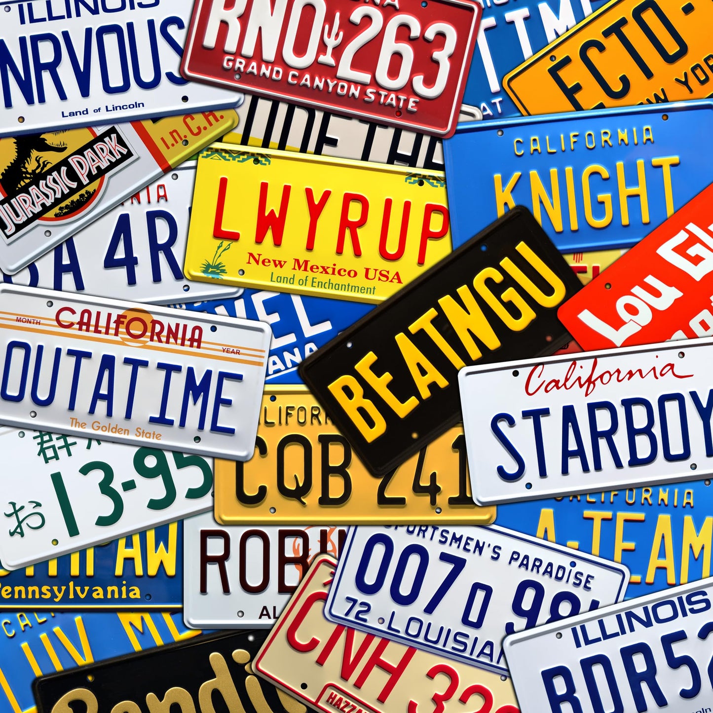 Cosmo Kramer "Assman" Metal Stamped License Plate - CarsBling - Best Car Gifts & Accessories