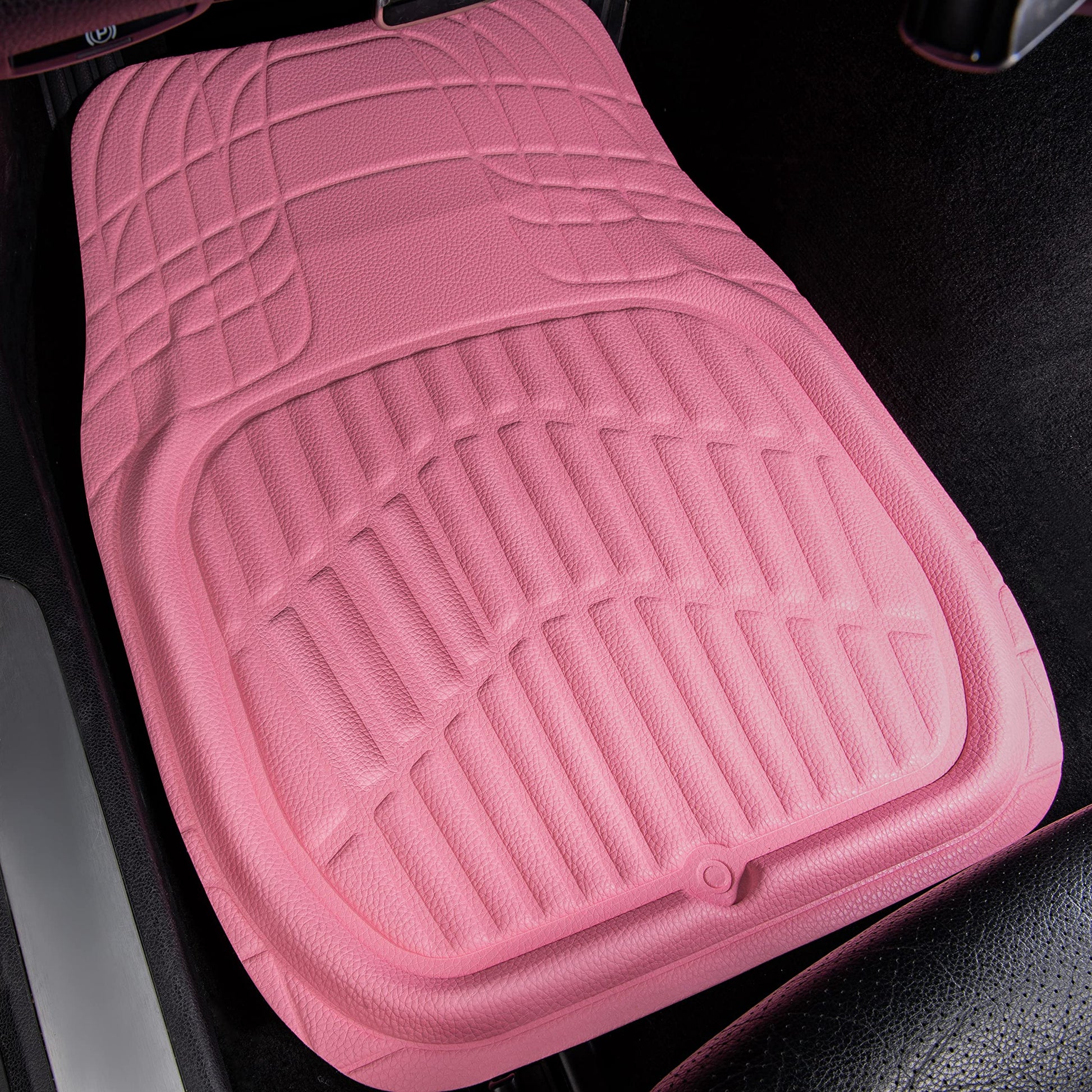 Leather Car Floor Mats, Waterproof All-Weather, Full Set - CarsBling - Best Car Gifts & Accessories