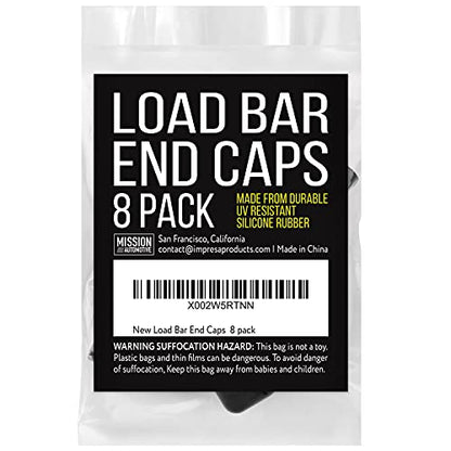 [8-Pack] EC1 Caps fit Thule Load Bars - Roof Rack End Caps