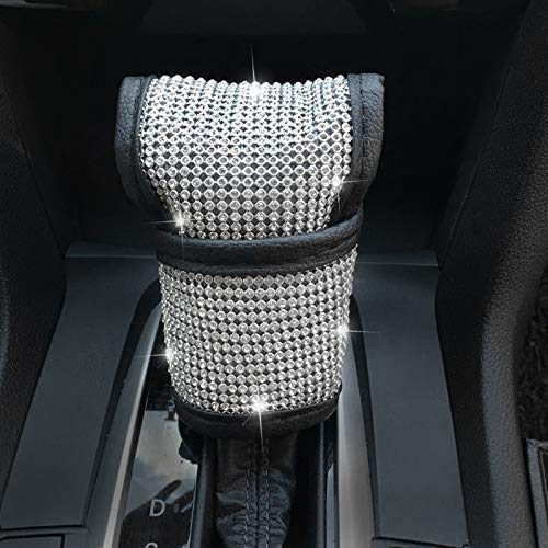 Uphily Bling Bling Automotive Gear Shift Knob Cover: Add Sparkle to Your Ride