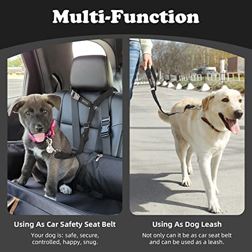 Dog Cat Safety Seat Belt Strap, Adjustable Nylon Fabric