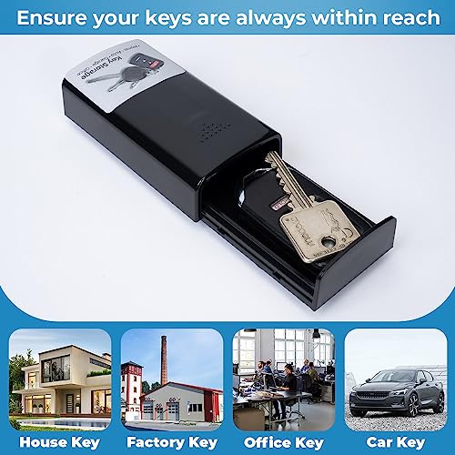 WYZworks XL Magnetic Key Hider: Hidden Storage for Your Car Keys Anywhere