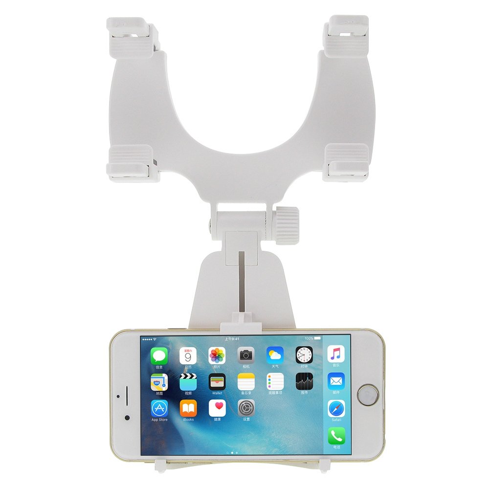 Car Rearview Mirror Mount for Smartphones, GPS, MP3 Players