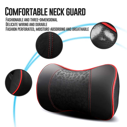 Car leather neck pillows - CarsBling - Best Car Gifts & Accessories