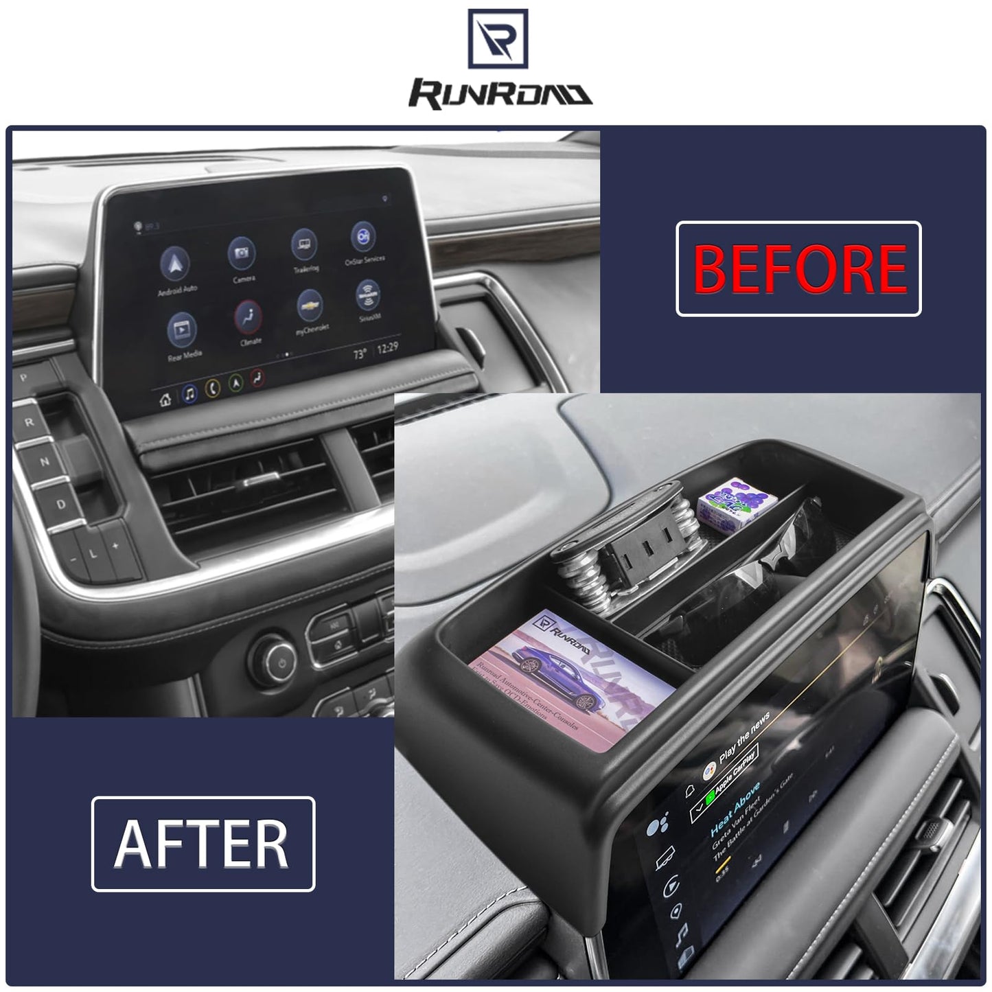 Dash-Mount Organizer Tray