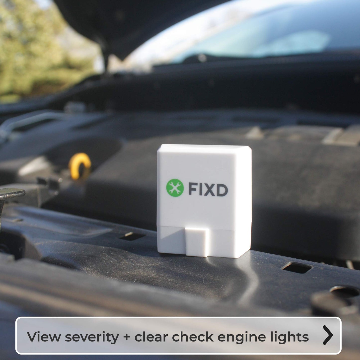 FIXD Bluetooth OBD2 Scanner for Car - Car Code Reader