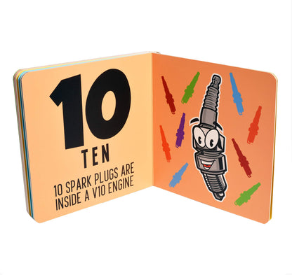 1-2-3 Count With Car Parts Board Book