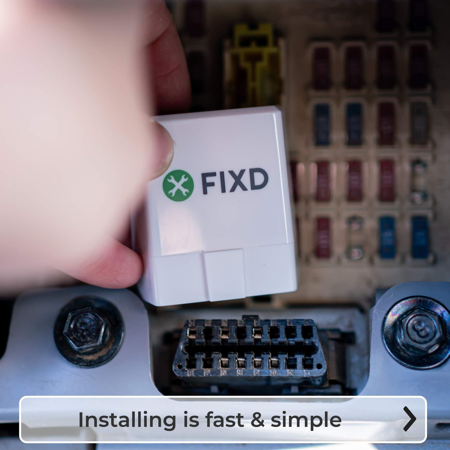 FIXD Bluetooth OBD2 Scanner for Car - Car Code Reader