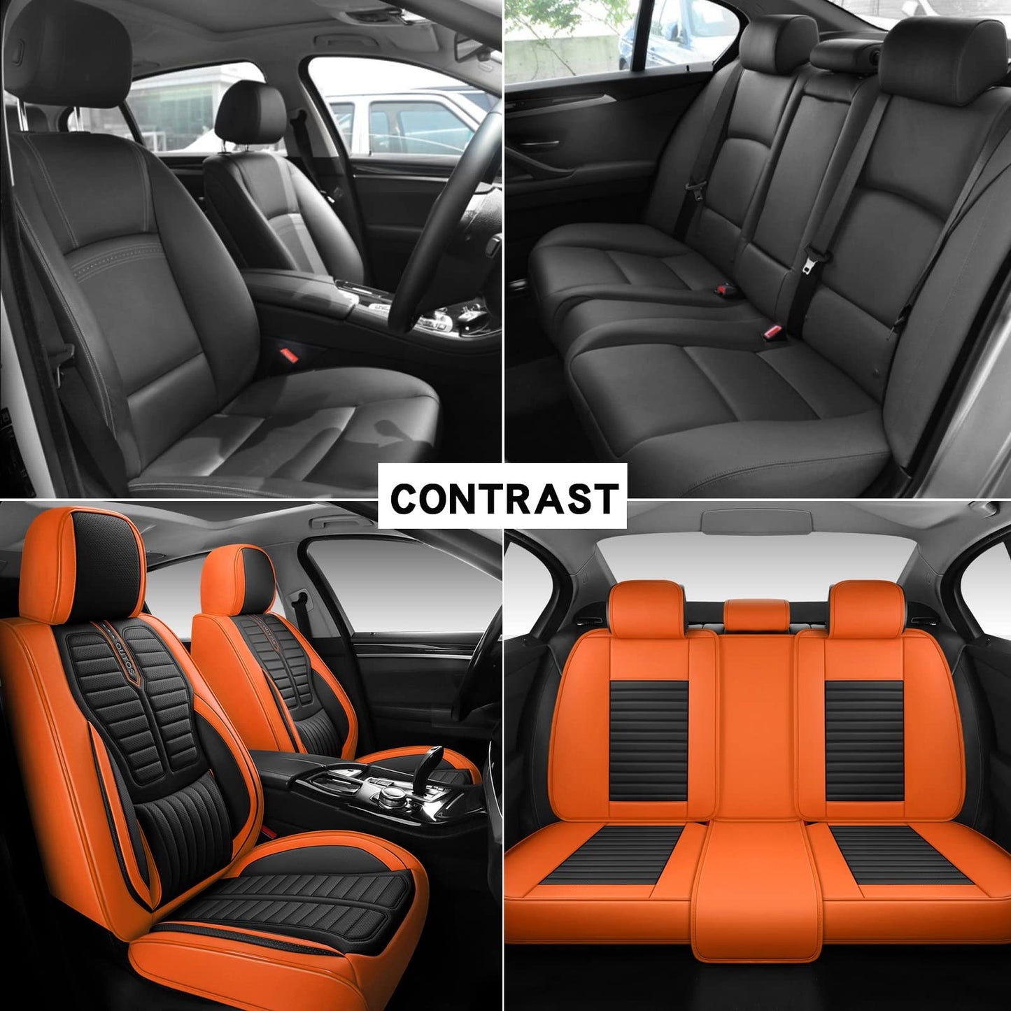 Luxury Leather Auto Car Seat Covers - CarsBling - Best Car Gifts & Accessories