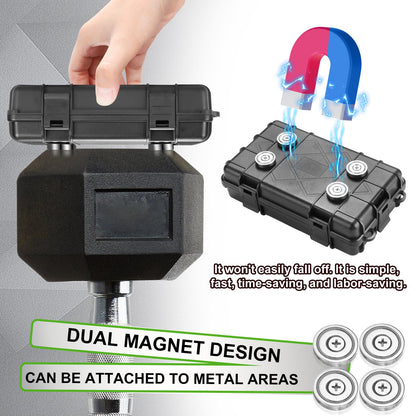 Black Magnetic Key Holder Under Car