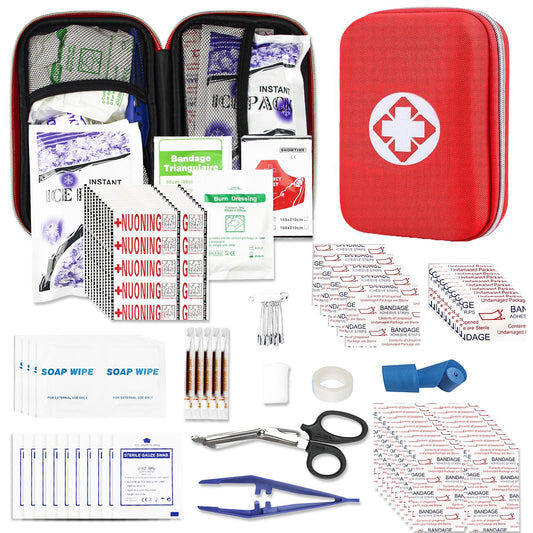 Home First Aid Kit 274PCS Emergency Supplies for Car Camping