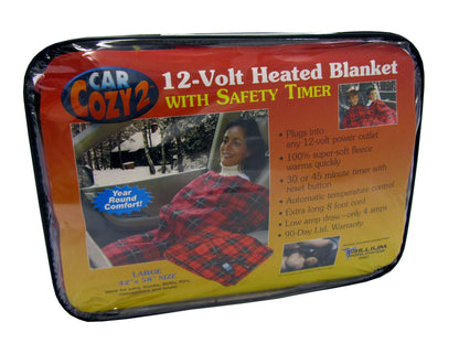 Trillium Worldwide TWI-2001 Heated Fleece Travel Electric Blanket: Stay Warm on the Go