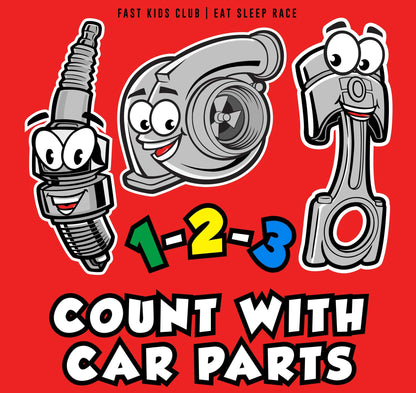 1-2-3 Count With Car Parts Board Book
