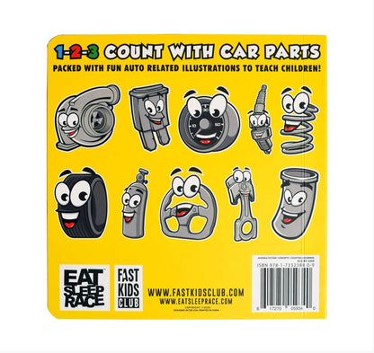 1-2-3 Count With Car Parts Board Book