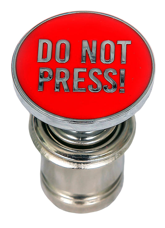 Do Not Press Button Red Push Button Car Power Plug